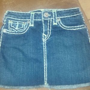 Kids true religion skirt